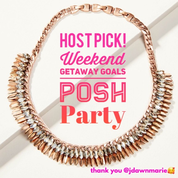 Stella & Dot Jewelry - Stella & Dot | Pegasus Rose Gold + Crystal Statement Necklace